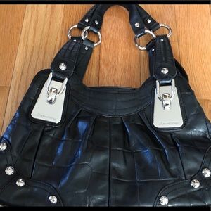 Handbag genuine Leather; Authentic Bruce Makowsky